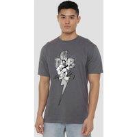 Elvis Presley Tcb Ornate T-Shirt, Charcoal | Size: Large