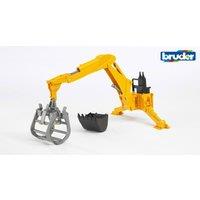 Bruder 1:16 Accessories: Rear hydraulic arm with grab in Yellow | Size: 1 Pack