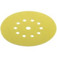 Flex Power Tools D225-10 Sf-P120 Ve12 Xtreme Sandpaper Disc 225mm X P 120 12 Pack in Yellow