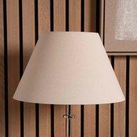 Ruma Natural Cream Empire Cotton Lamp Shade for Table Lamps & Floor Lamps in Beige | Size: 16 inches