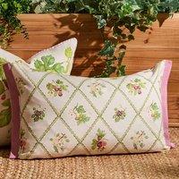 Voyage Maison Fig Trellis Printed Outdoor Cushion | Size: 40 cm x 60 cm