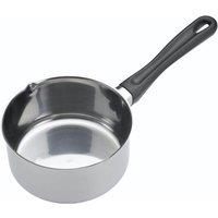 KitchenCraft Stainless Steel Milkpan 14cm (0.7 Litres) in Silver