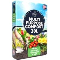 Pelle & Sol Multi Purpose Compost Outdoor Indoor Plants & Soil All Purpose 20L in Black | Size: 1 Pack