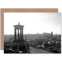 Artery8 Calton Hill Edinburgh City Haze Scottish Scotland Card