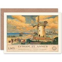 Artery8 Travel England Lancashire Lytham St Annes Goodbye Card