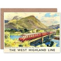 Artery8 Rail Scotland West Highland Line British Scottish Card