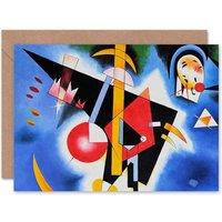 Artery8 Im Blau Wassily Kandinsky Art Blank Just to Say Card