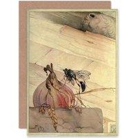 Artery8 Detmold Mason Wasp Fabre's Insects Art Card