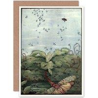 Artery8 Detmold Venus Fly Trap Lantern Art Blank Just to Say Card