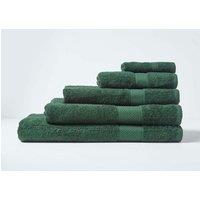 Homescapes 500 GSM Turkish Cotton Towel Soft, Absorbent & Quick-Drying in Dark Green