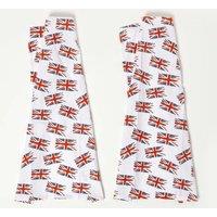 Homescapes Union Jack 100% Cotton Tea Towels Set of Two