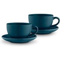 Barbary & Oak Nattura Americano Cup & Saucer in Agave in Blue