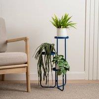 Scottish Everlastings Ltd Set of 3 Indoor/Outdoor Blue Plant Stand