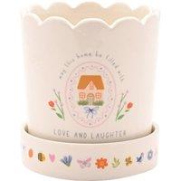 Love Life Sentiment Gift Plant Pot - Home | Size: Small