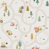 Holden Dcor Roundabout Road Textured Wallpaper