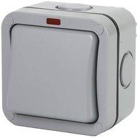 Securlec Weatherproof Outdoor Switch in Grey