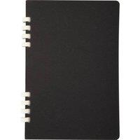 Floso Fil Hard Cover A5 Wirebound Notebook in Black