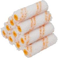 Hamilton For The Trade Medium Pile Mini Paint Roller Sleeve (Pack of 10) in White