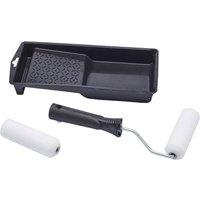 Harris Essentials Mini Paint Roller Set in Black