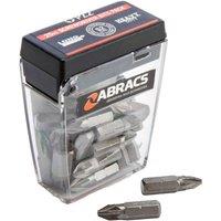 Abracs Expert PZ2 Pozi Screwdriver Bit in Silver