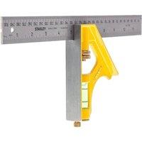 Stanley Die Cast Combination Square in Silver