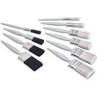 Harris Essentials Paint Brush (Pack of 10) in Metallic Silver