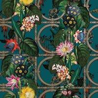 Holden Dcor Alata Wallpaper in Bottle Green
