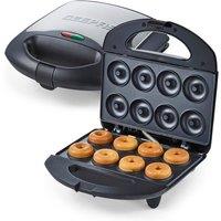 Geepas Doughnut Maker Machine, 8 Hole Snack Maker Donut Pie Cupcake 750W in Black