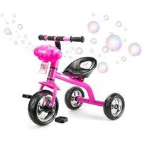 Xootz Bubble Go Trike for Kids 3 Wheel Bike for Toddlers with Bubble Machine in Pink
