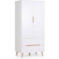Cheshire Premium Elara Combination Wardrobe in White
