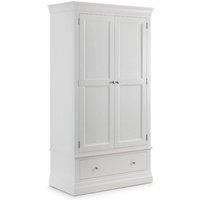 Cheshire Premium Ardena 2 Door & 1 Drawer Wardrobe in White