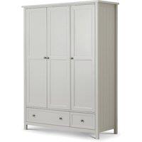 Cheshire Premium Solace 3 Door Combination Wardrobe in Dove Grey