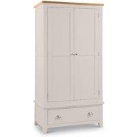 Cheshire Premium Westbury 2 Door & 1 Drawer Wardrobe in Elephant Grey