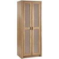 Cheshire Premium Pacifica 2 Door Wardrobe in Oak in Light Oak