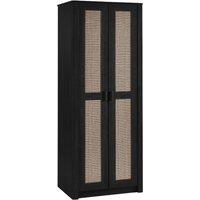 Cheshire Premium Sydney 2 Door Wardrobe in Black