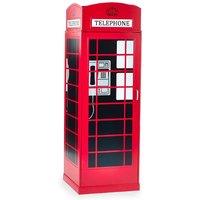 Cheshire Premium Heritage Telephone Box Wardrobe in Red