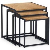 Cheshire Camden Nest Of 3 Tables in Euro Oak in Light Oak