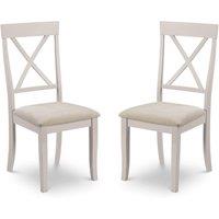 Cheshire Bromley Elegant Elephant Grey Dining Chairs - Set of 2