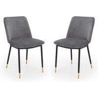 Cheshire Celeste Premium Grey Dining Chairs - Set of 2