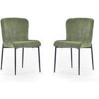 Cheshire Thornbury Elegant Green Dining Chairs - Set of 2