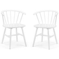 Cheshire Bellano Premium White Dining Chairs - Set of 2