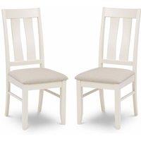 Cheshire Fairford Premium Dining Chairs - Set of 2 in Ivory