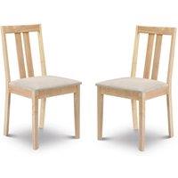 Cheshire Marlowe Elegant Dining Chairs - Set of 2 in Natural