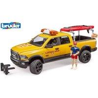 Bruder 1:16 RAM 2500 Power Wagon Lifeguard with Figure & Stand-Up Paddleboard in Yellow | Size: 1 Pack