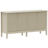 Melody Maison Large Taupe 4 Door Sideboard - Hales Taupe Range in Beige