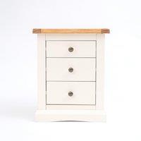 Cabinet Bits Castelli 3 Drawer Bedside Table in Off-White