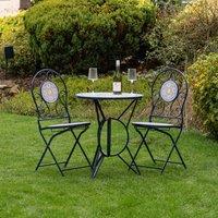 Scottish Everlastings Ltd Blue Mosaic Bistro Set