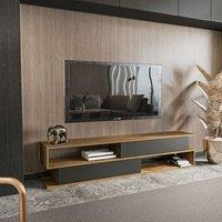 Decorotika Cortez Modern Tv Stand Tv Unit for Tv's up to 72 inch in Ecru