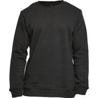 Build Your Brand Men's Basic Sweatshirt in Black | Size: Large