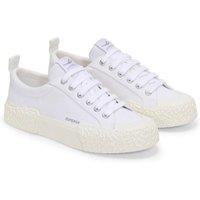 Superga Men's 2660 Stripe Big Bumpers Trainers in White | Size: 5.5
